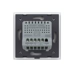 Intrerupator Dublu Wi-Fi cu Touch LIVOLO cu Rama din Sticla - Serie Noua - imagine 4