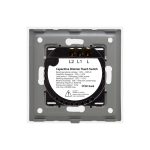 Intrerupator Dublu cu Variator si Touch din Sticla si Rama de Aluminiu LUXION - imagine 4