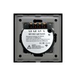 Intrerupator Triplu Wi-Fi + RF433 cu Touch din Sticla LUXION - imagine 4