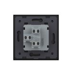 Intrerupator Simplu Mecanic si Cap Scara , 2 Module LIVOLO cu Rama din Sticla - Serie Noua - imagine 4