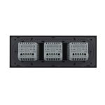 Intrerupator Dublu + Dublu + Dublu cu Touch LIVOLO cu Rama Din Sticla, Standard Italian, 6M - imagine 4