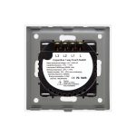 Intrerupator Triplu cu Touch din Sticla si Rama de Aluminiu LUXION - imagine 4