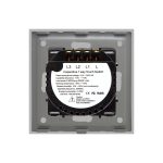 Intrerupator Triplu cu Touch din Sticla si Rama de Aluminiu LUXION - imagine 4