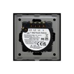 Intrerupator Cvadruplu cu Touch din Sticla LUXION, 500W - imagine 4