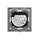 Intrerupator Cvadruplu cu Touch din Sticla LUXION, 500W - imagine 4