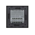 Intrerupator Dublu Draperie cu Touch LIVOLO din Sticla - Protocol ZigBee EC - imagine 4