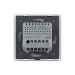 Intrerupator Dublu Cap Scara / Cruce cu Touch LIVOLO cu Rama din Sticla - Protocol Zigbee EC - imagine 4