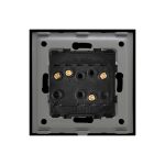 Intrerupator Dublu Mecanic cu Reset / Revenire LUXION cu Rama din Sticla - imagine 4