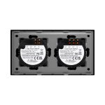 Intrerupator Dublu + Simplu cu Touch din Sticla LUXION - imagine 4