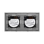 Intrerupator Dublu + Simplu cu Touch din Sticla LUXION - imagine 4