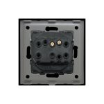 Intrerupator Simplu Mecanic cu Reset / Revenire LUXION cu Rama din Sticla - imagine 4