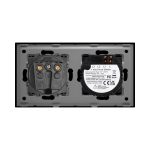 Intrerupator Simplu + Priza cu Rama din Sticla LUXION - imagine 4