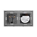 Intrerupator Simplu + Priza cu Rama din Sticla LUXION - imagine 4