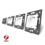 Intrerupator simplu ZigBee + Priza tripla LIVOLO ZigBee cu touch din sticla, Control de pe telefon - imagine 4
