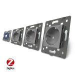 Intrerupator simplu ZigBee + Priza tripla LIVOLO ZigBee cu touch din sticla, Control de pe telefon - imagine 4