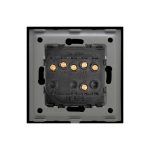 Intrerupator Triplu Mecanic LUXION cu Rama din Sticla - imagine 4