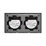 Intrerupator Triplu + Dublu cu Touch din Sticla LUXION - imagine 4