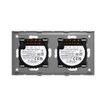 Intrerupator Triplu + Triplu cu Touch din Sticla LUXION - imagine 4