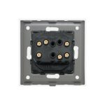 Intrerupator Dublu Cap Scara Mecanic LUXION cu Rama din Sticla - imagine 4