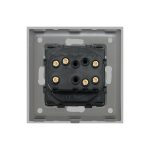 Intrerupator Dublu Cap Scara Mecanic LUXION cu Rama din Sticla - imagine 4