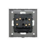 Intrerupator Dublu Cap Scara Mecanic LUXION cu Rama din Sticla - imagine 4