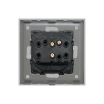 Intrerupator Simplu Cap Scara Mecanic LUXION cu Rama din Sticla - imagine 4