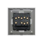 Intrerupator Triplu Cap Scara Mecanic LUXION cu Rama din Sticla - imagine 4