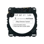 Modul Intrerupator Simplu cu Variator, Cap Scara cu Touch LUXION - imagine 4