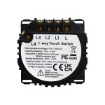 Modul Intrerupator Cvadruplu din Silicon cu Touch LUXION - imagine 4