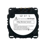 Modul Intrerupator Dublu, RF433 cu Touch LUXION - imagine 4