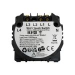 Modul Intrerupator Dublu cu Wi-Fi + RF433 cu Touch LUXION - imagine 4