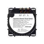 Modul Intrerupator Dublu cu Variator cu Touch LUXION - imagine 4