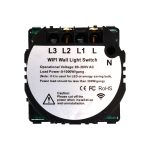 Modul Intrerupator Simplu cu Wi-Fi + RF433 cu Touch LUXION - imagine 4