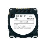 Modul Intrerupator Triplu Cap Scara cu Touch LUXION - imagine 4