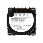 Modul Intrerupator Triplu cu Touch LUXION - imagine 4