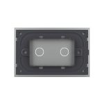 Panou intrerupator dublu cu touch Livolo din sticla, standard Italian - Serie noua - imagine 4