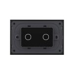 Panou intrerupator dublu cu touch Livolo din sticla, standard Italian - Serie noua - imagine 4