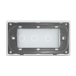 Panou Intrerupator Simplu + Dublu cu Touch LIVOLO din Sticla, Standard Italian - 4M - imagine 4