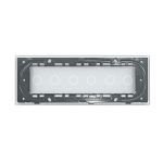 Panou Intrerupator Dublu + Dublu + Dublu cu Touch LIVOLO din Sticla, Standard Italian - 6/7M - imagine 4