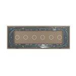 Panou Intrerupator Dublu + Dublu + Dublu cu Touch LIVOLO din Sticla, Standard Italian - 6/7M - imagine 4