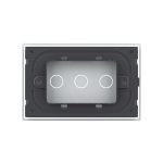 Panou intrerupator triplu cu touch Livolo din sticla, standard Italian - Serie noua - imagine 4