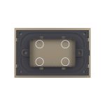 Panou intrerupator cvadruplu cu touch Livolo din sticla, standard Italian - Serie noua - imagine 4