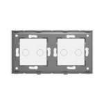 Panou Intrerupator Dublu + Dublu cu Touch Din Sticla LUXION - imagine 4