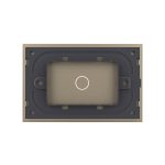 Panou intrerupator simplu cu touch Livolo din sticla, standard Italian - Serie noua - imagine 4