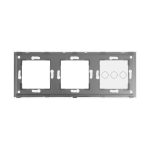 Panou Intrerupator Triplu cu Touch si 2 Prize Din Sticla LUXION - imagine 4