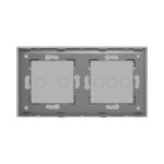 Panou Intrerupator Triplu + Dublu cu Touch Din Sticla LUXION - imagine 4