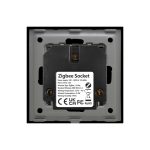 Priza Inteligenta cu Protocol Zigbee si Monitorizare Consum cu Rama Din Sticla LUXION - imagine 4