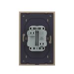 Priza Dubla Livolo cu Rama din Sticla Pentru Doza Simpla - imagine 4