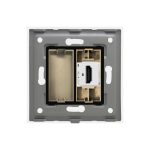 Priza HDMI cu Rama din Sticla LUXION - imagine 4