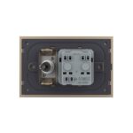 Priza simpla din rama de sticla Schuko cu TV Livolo - imagine 4